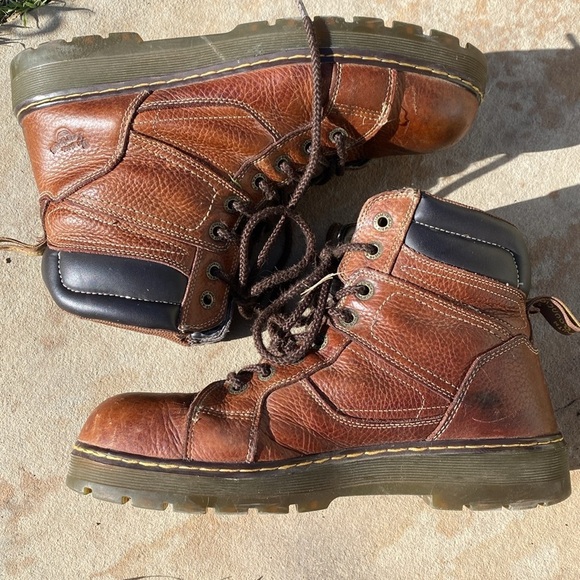 Dr. Martens steel toe work boots men’s size 13 style 16935 DM 315 - Picture 9 of 15